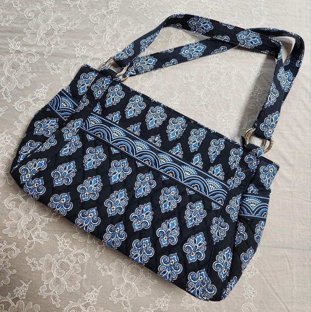 VERA BRADLEY CALYPSO Quilted Shoulder Bag Tote Purse - Retired